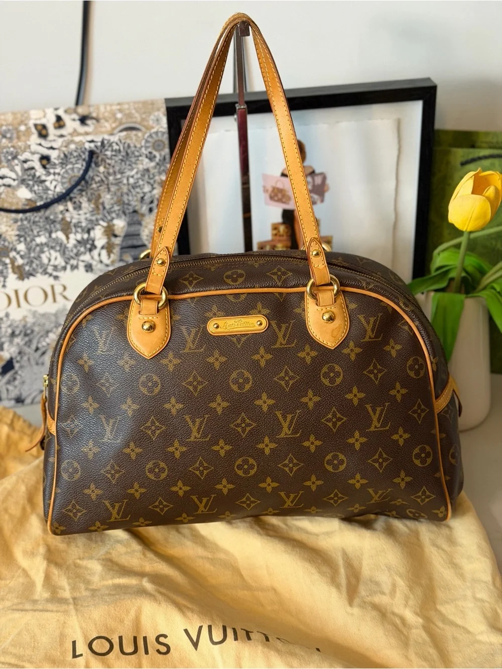 Louis Vuitton Montorgueil GM Monogram Shoulder Tote